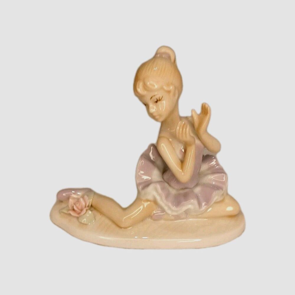 Vintage Porcelain Ballerina Figurine 5” #2 (The Aspen Gallery Collection)